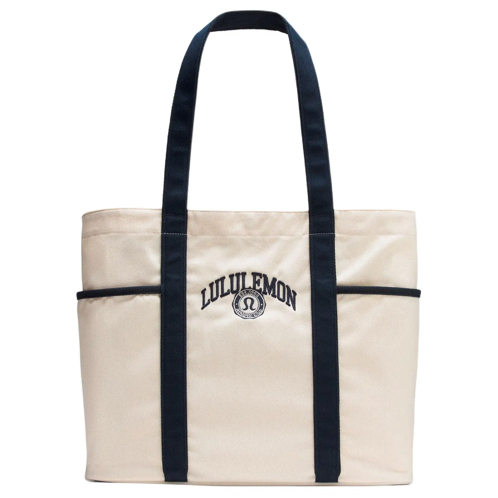 Lululemon Daily 20L Logo Tote Bag With Multiple Pockets In Cotton For Men And Women