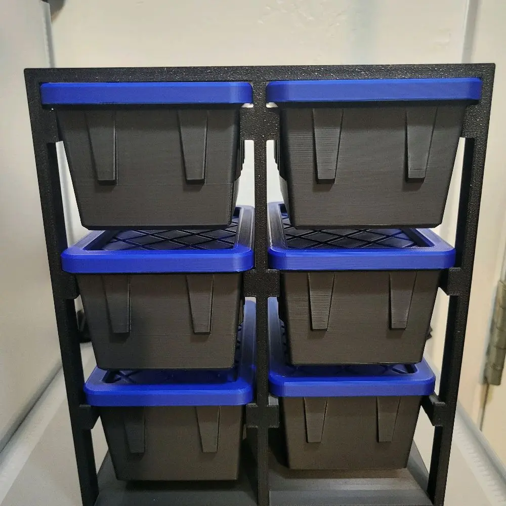 3D printed storage tote set 3D printed storage tote set