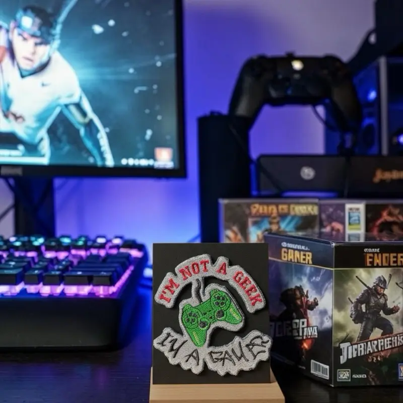 Custom “I’m Not A Geek; I’m A Gamer” Patch