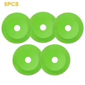 5Pcs 4.5"Glass Cutting Disc - Multifunctional Manganese Steel Cutting Discs,Ultra-Thin Diamond Saw Blade for Ceramic, Tile, Glass, Wine Bottles