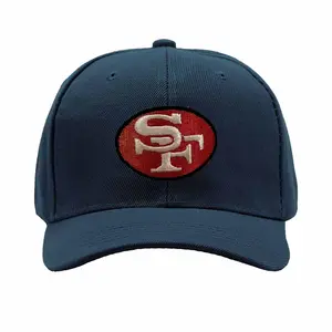 VTG 1995 San Francisco 49ers World Champs AJD Trucker Snapback Hat Lucky Stripes Unisex baseball cap