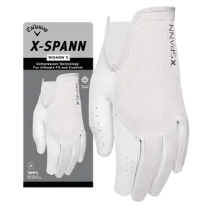 Callaway Golf Women's X-Spann Golf Glove in White | Size: Large