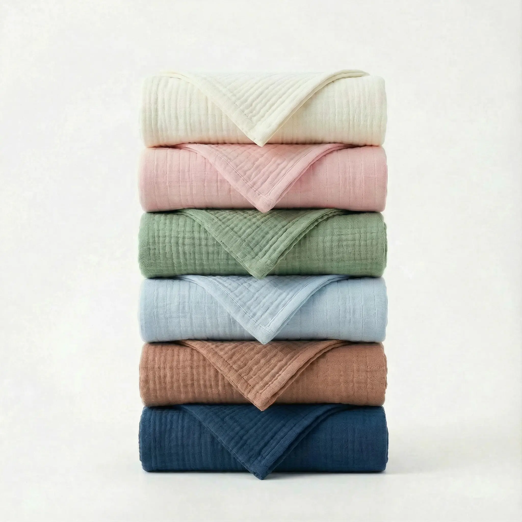 6 Colors 6 Pcs Soft Silk Cloth Towels with Hooks, Premium Towel Set, Facial Towels, Absorbent Breathable No Shedding, Baby Grade Skin-Friendly Face Wipes