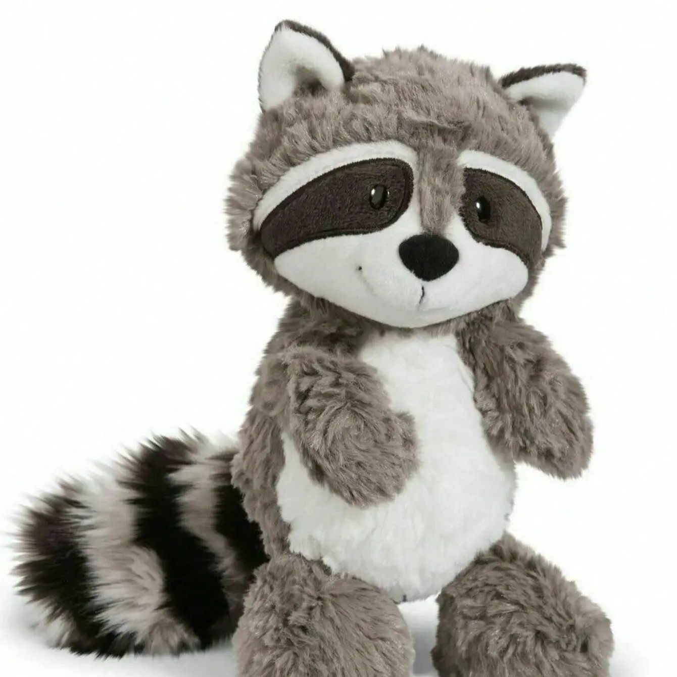 25cm/9.8inch Cute Raccoon Stuffed Plush Toys, Cuddly, Soft Huggable Stuffed Animal, Soft Stuffed, Gray Raccoon Plushie Soft Woodland Raccoon Plush Doll For Babies Kids Gifts Birthday Holiday Decor Home