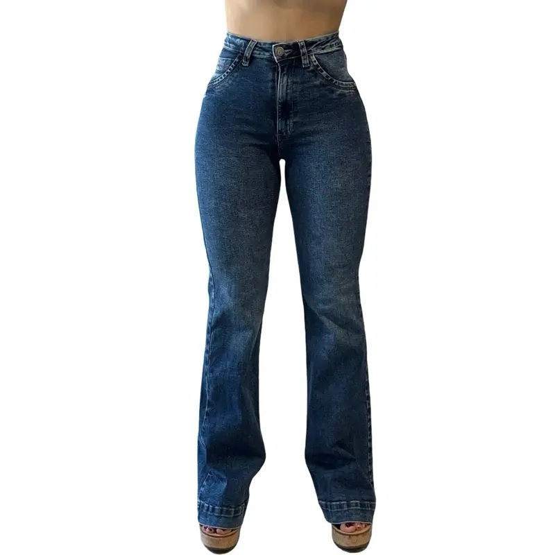 Jean Realce Natural Premium CBJ-102  High-Waisted Straight Fit Jeans for Women