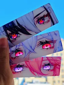 High-Quality Anime Game Cartoon Keychain, Dual-Layer Acrylic Material, Unique Design Glows in Sunlight, Perfect Gift for Fans