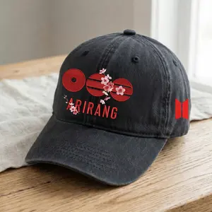 Arirang Embroidered Hat , Gift for Kpop, Kpop Lover, Fan Merch Hat