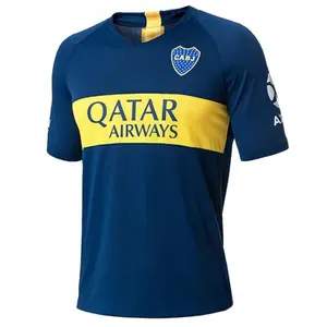 2018-19 B0ca Jun1ors Home Soccer Jersey Stadium Adult Soccer Jersey, Men's Soccer Jersey, Gift For Fans, Quick-Dry Jersey, Sportswear