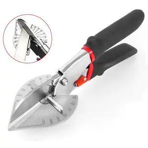 Multi Angle Miter Shear Cutter Hand Tools,45-135 Degree Adjustable Angle Scissors Trim Shears Tools for Vinyl Wood Molding Trim
