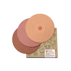 Pottery Head Pottery Bats for Pottery Wheel - Set of 3 Round 12" Pottery Wheel Bats with Guiding Lines - Clay Tools, Ceramic Tools & Pottery Wheel Accessories - Universal Pottery Bats for Throwing