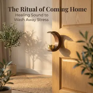 Bell for Door Opening, Magnetic Type Crisp Sound Wooden Bell, Entry Doorbell Gate Bell Chime with Brass Bell, Hanging Bell for Door Entrance Fridge Shop (Moon shape)