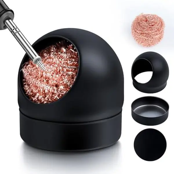 Soldering Iron Tip Cleaner | Non-slip Solder Tip Cleaners, for Cleaning Soldering Irons and Tips,No Water Needed