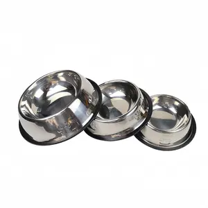 Stainless Steel Pet Feeding Bowl – Durable Dog & Cat Food and Water Bowl Easy to Clean (6 Sizes)