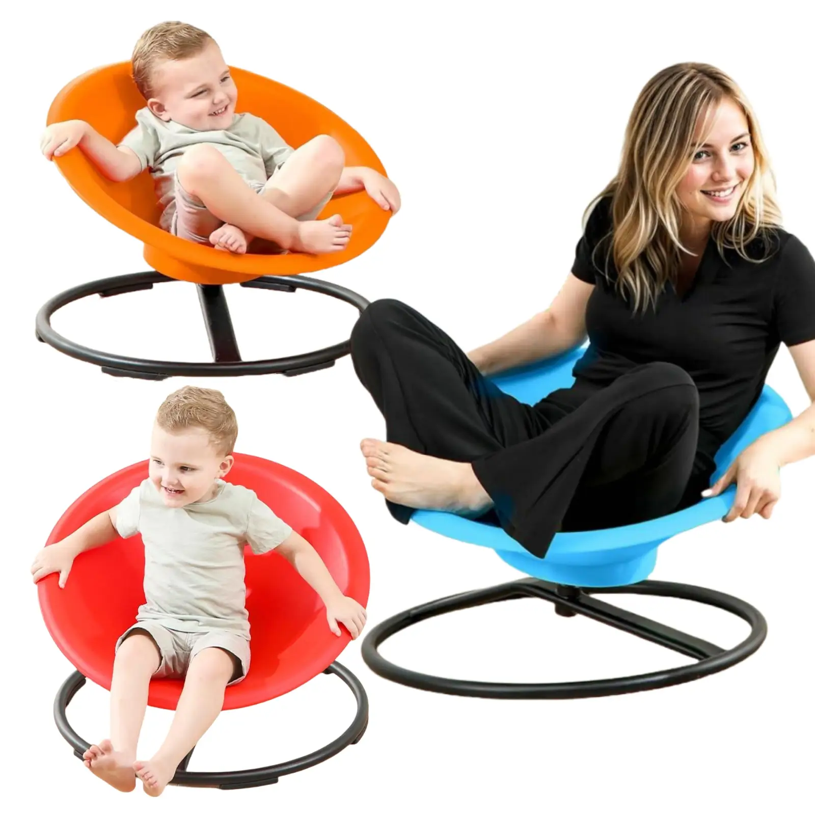 Widest Spinning Swivel Chair For Autistic/ADHD,220Lb Maximum Weight,Sensory Furniture,Sit & Spin Toys For Age 3+,Sensory Swivel Chair Enhancing Motor