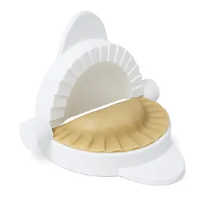 4” Dumpling Press – Premium Empanada Maker – Includes Dough Cutter & Spoon – Heavy-Duty, Made in USA – Gyoza, Pierogi, Ravioli Mold – Compact Size for Perfect Appetizers