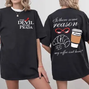 The Devil Wears Prada 2 Miranda Priestly T-Shirt, Red High Heel Fashion Quote Tee, Trendy Aesthetic for Fashion Lovers, Girls Birthday Gift