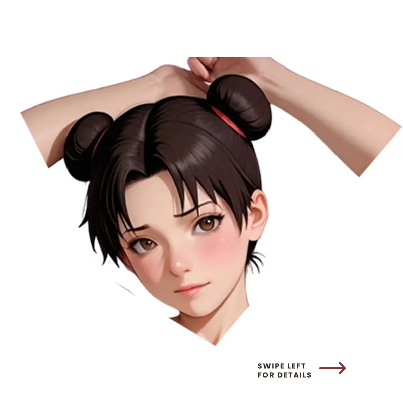 Tenten Anime Vinyl Sticker, Skilled Ninja Character Decal, Laptop Water Bottle Car Decor, Gift for Naruto Fans