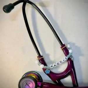 Custom Name Tag Stethoscope Charms/ Stethoscope Accessory. Personalized Gift All Healthcare Workers. Please read description Charm