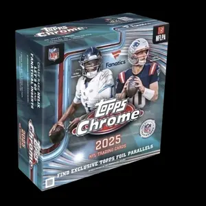 BREAK #832 5X FANATICS CHROME NFL MEGA BOX - 2025 Pick Your Team - PYT