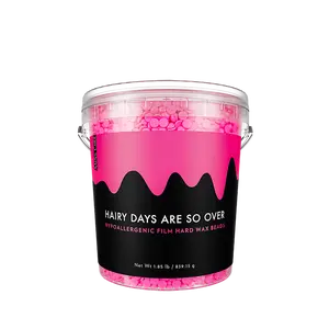 Hairy Days Are So Over Hot Pink Hypoallergenic Film Hard Wax Beads - 1.85 LB