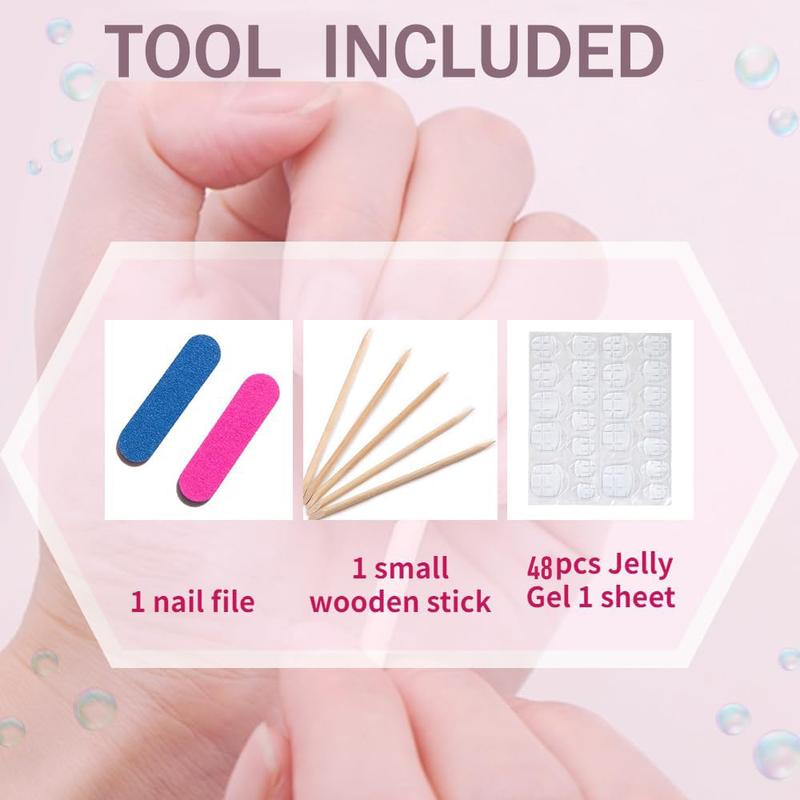10Pcs Press on Nails Medium Almond Fake Nails with 3D Pearl Gold Beads Designs Stick on Nails 3D Flower Butterfly False Nails Spring Summer Acrylic Nails Silver Star Glue on Nails for Women