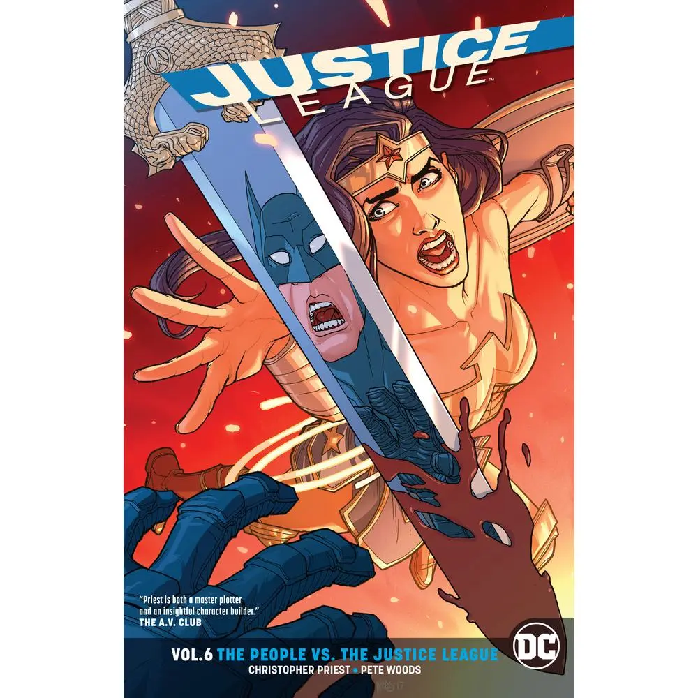 Used DC Comics Book: The People vs. the Justice League Vol. 6 by Christopher Priest (Softcover, Like New, English, 128pp) - Collects Justice League Key Storylines, Comic Book
