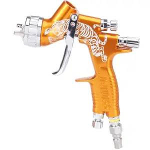 Professional Car Paint Sprayer, Devildiss Pro Lite Gte20 1.3t Ip, 600ML Capacity, Gravity Feed, No Battery Required, Ideal for Automotive Painting