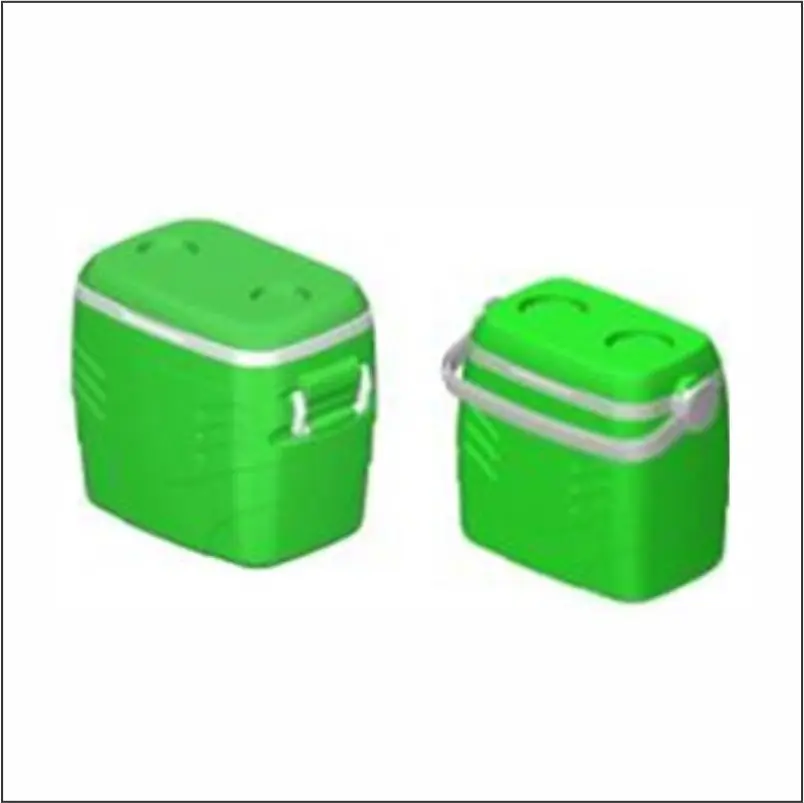 212 MAIN 2-Piece Compact Star Dist Campmate Cooler Ice Box Set - 5.3/2.1 gal 2 Sizes, Collapsible Handle, Outdoor Use for Camping, Hiking, Two Sizes