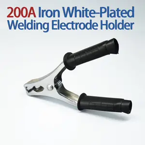 200a Welding Machine Ground Clamp, Durable Metal Clip, Secure Hold, Anti-Slip Insulated Protection, Essential Tool for Professional Welders