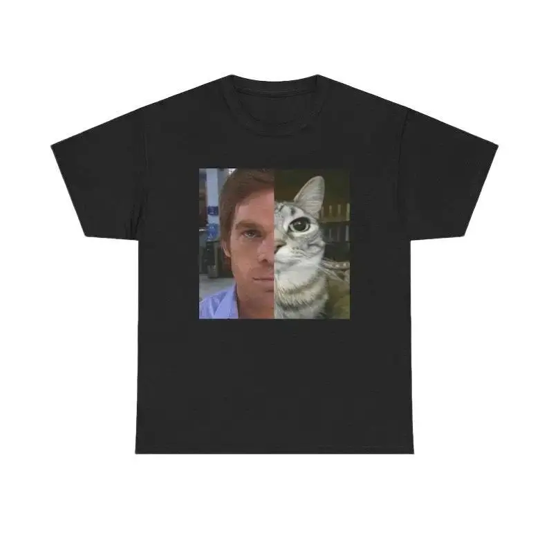Dext Morgan Tee, Funny Cat Meme Shirt, Unisex T-Shirt, Gift for Dexter Fans, TV Show Fan Tee, Funny Graphic Tee Streetwear, Adult funny T-shirt, Gift for Woman and Man Tee
