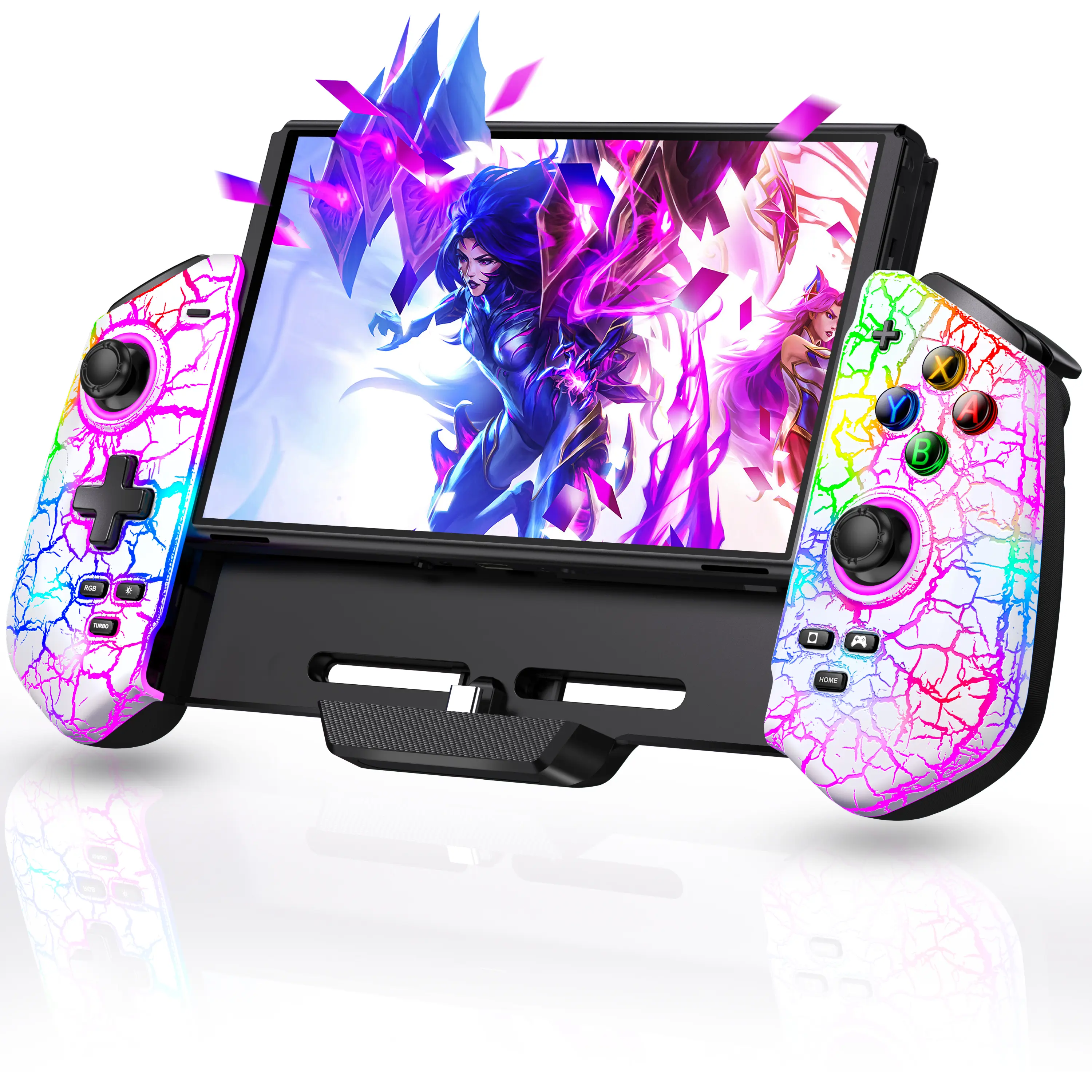 BEBONCOOL Switch Controller with Hall Joystick for Nintendo Switch/OLED ...