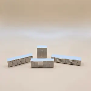 1:64 Diecast Set of 3D printed diorama items 4 pieces of furniture (3 Cupboard Cabinet, 2 Door Cabinet, Long workbench short work bench)**The truck and figurine are not included