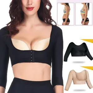 Women Arm Compression Sleeves Upper Shapers Post Surgery Liposuction Posture Corrector Shapewear Tops Vest