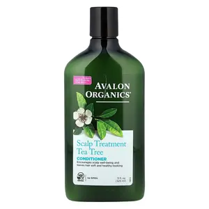 Avalon Organics Conditioner, Scalp Treatment, Tea Tree, 11 fl oz (325 g)