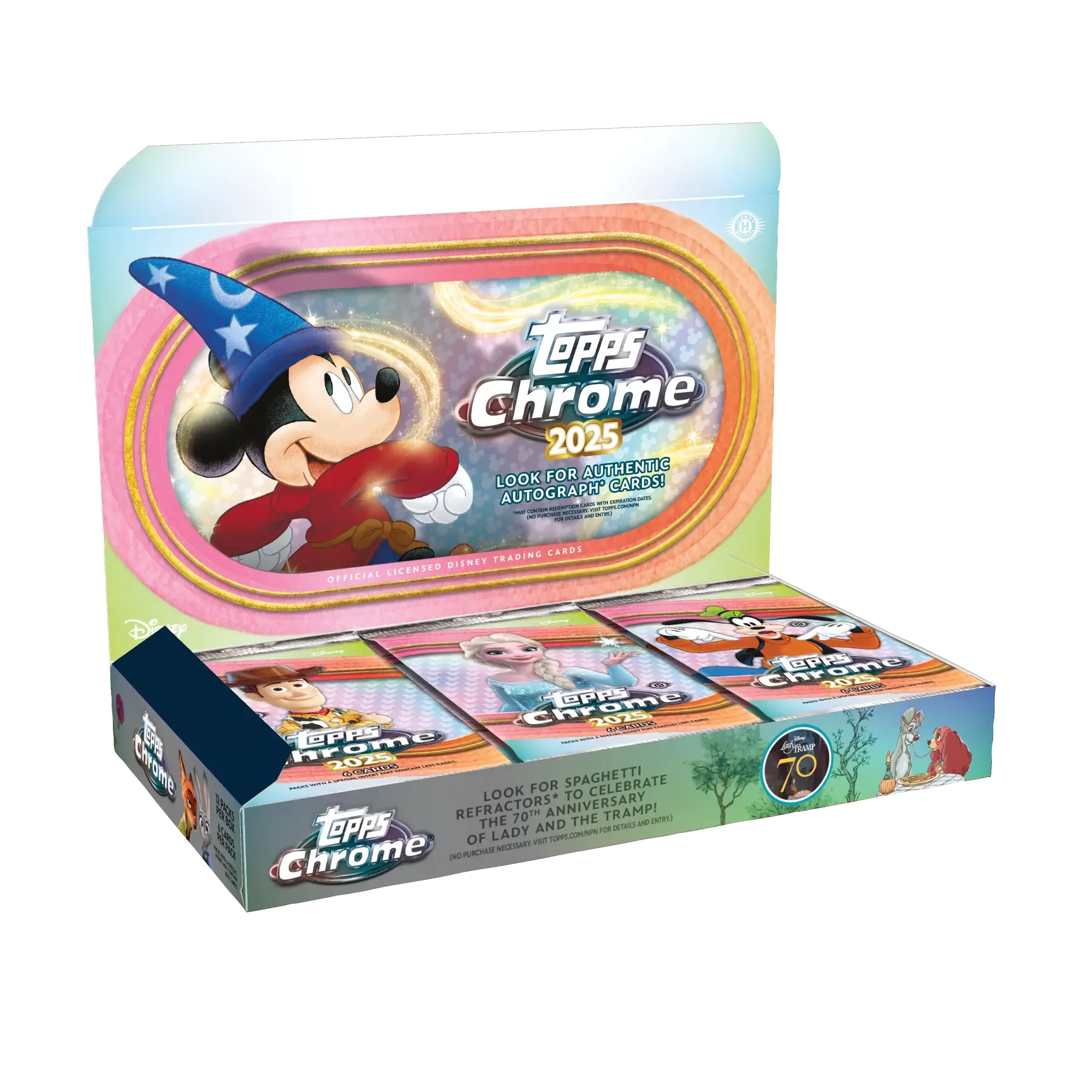 2025 Topps Chrome Disney Hobby Box