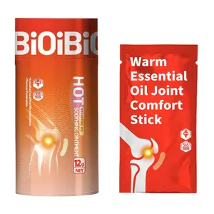 【8IN1】Joint Comfort Relief Hot Essential Oil Stick Balm for Knee, Lumbar, Neck, Hand & Foot Muscle Relaxation with Copaiba Oil, Wintergreen Oil, Eucalyptus Oil & Tea Tree Oil
