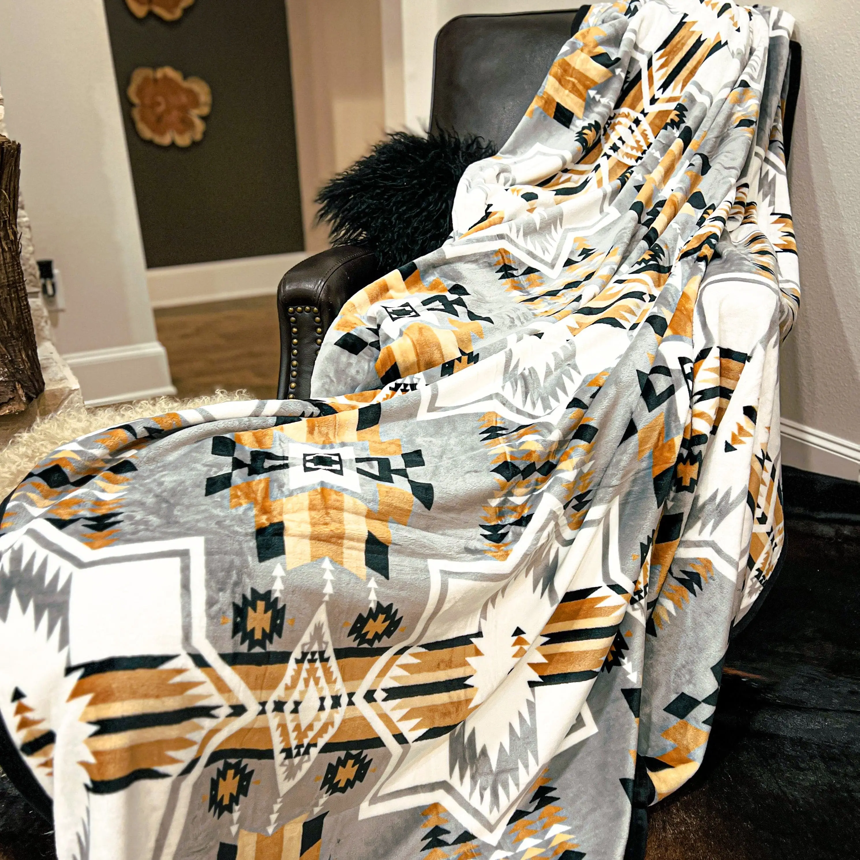 K Ranch Oversized Blanket 82"x90"