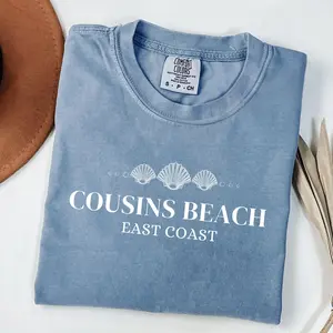 Cousins Beach Shirt | Vintage Beach Comfort Colors T-Shirt | Trendy Coastal Tee | East Coast Beach Shirt | Summer Vibes Shirt, Trip Shirt