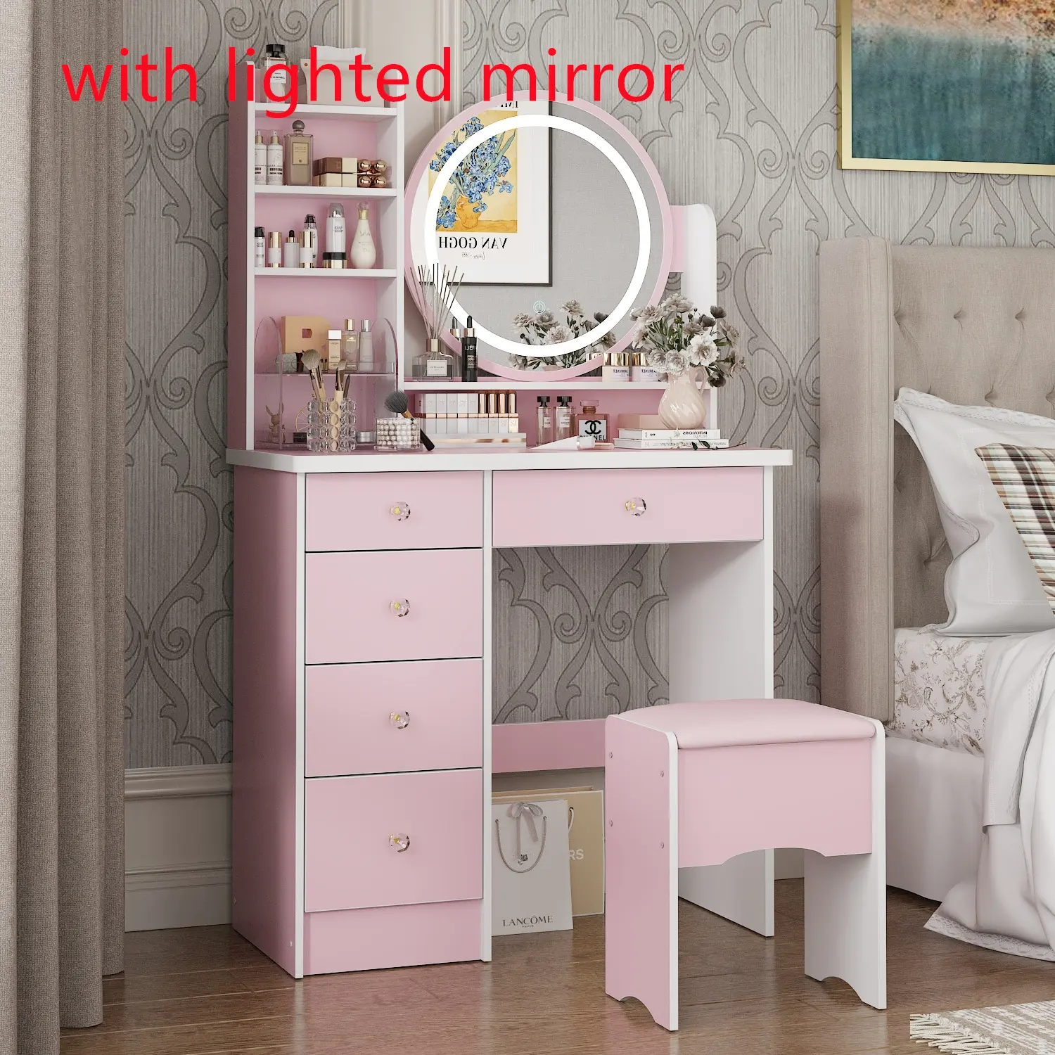 Pink(Lighted Mirror)