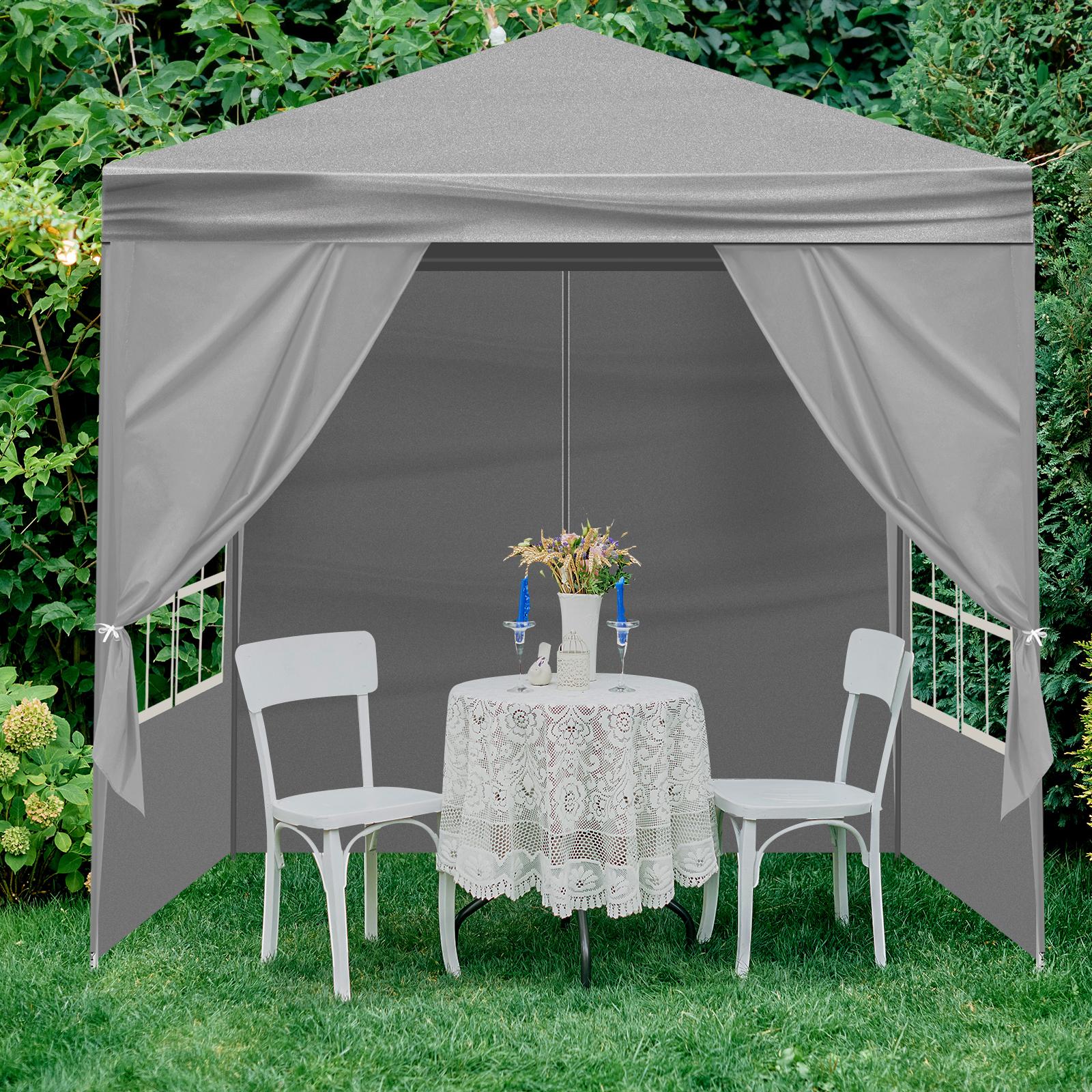 6.5x6.5FT Portable Four Sides Party Tent – Lightweight Easy Setup Outdoor Canopy for Camping, Backyard Gatherings & Pool Parties