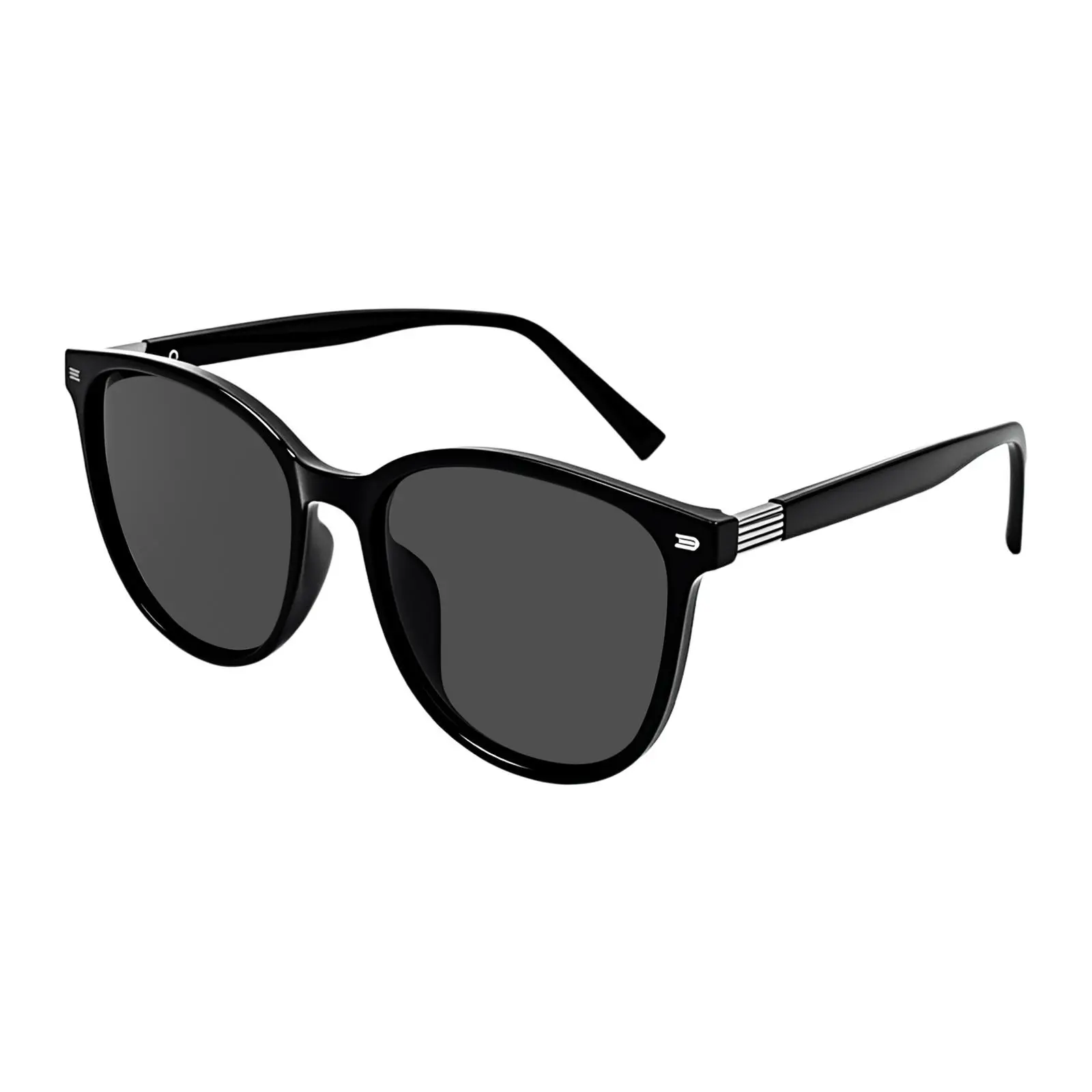 OIDEA Unisex Retro Round Sunglasses, Polarized Oversized Shades with Lightweight PC Frame, UV400 Shield for Driving & Travel