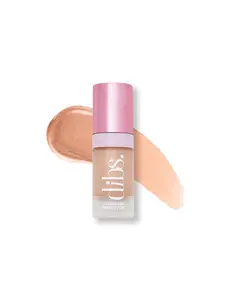 DIBS Beauty Mini LoveBeam Perfector N° 2 Loves Me, Loves Me Not - Pinky Peach - Multipurpose Liquid Illuminator with Glassy-Matte Finish Soft Pinch Glow Radiant Luminous Shimmer
