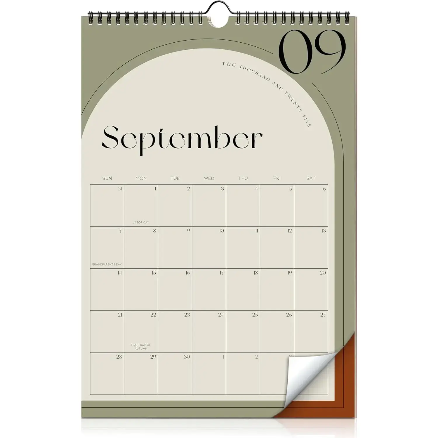 Aesthetic 2025-2026 Wall Calendar - Runs from June 2025 to December 2026 - Wall Hanging Calendars Planners for Easy Organizing