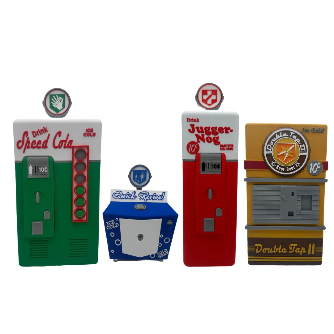 Zombies Perk-a-Cola Machine 4-Pack – Juggernog, Speed Cola, Quick Revive & Double Tap