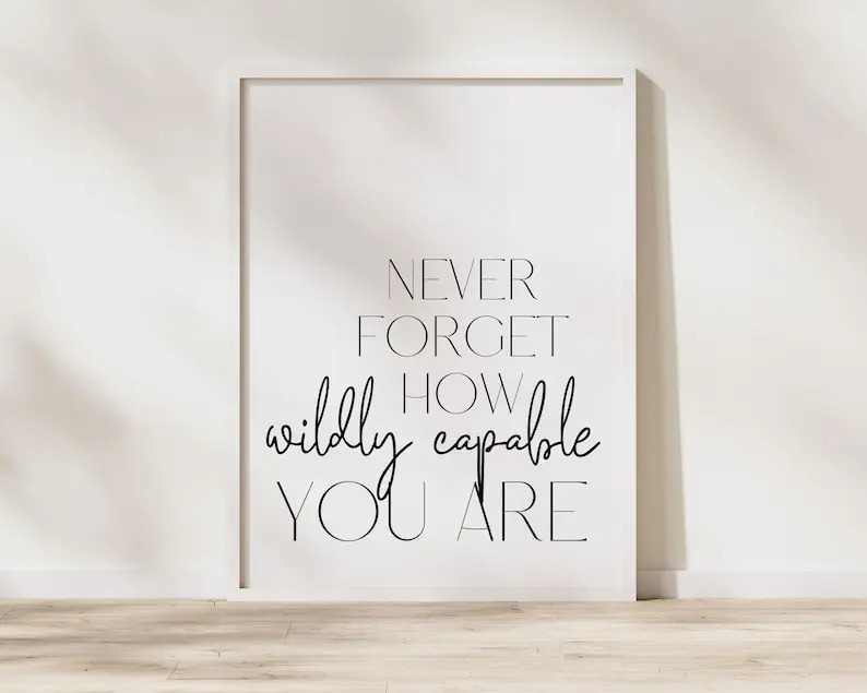 Office Decor for Women Office Inspirational Wall Art Motivational Prints Office Wall Art Quotes About Life Printable Home Office Wall Décor