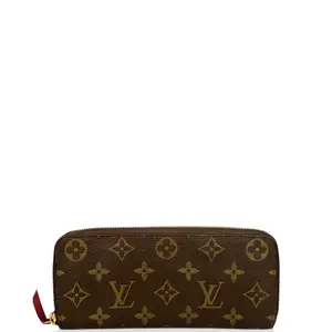 Pre-owned Louis Vuitton Leather small leather goods Continental Wallet Monogram Brown (dh010826e1)
