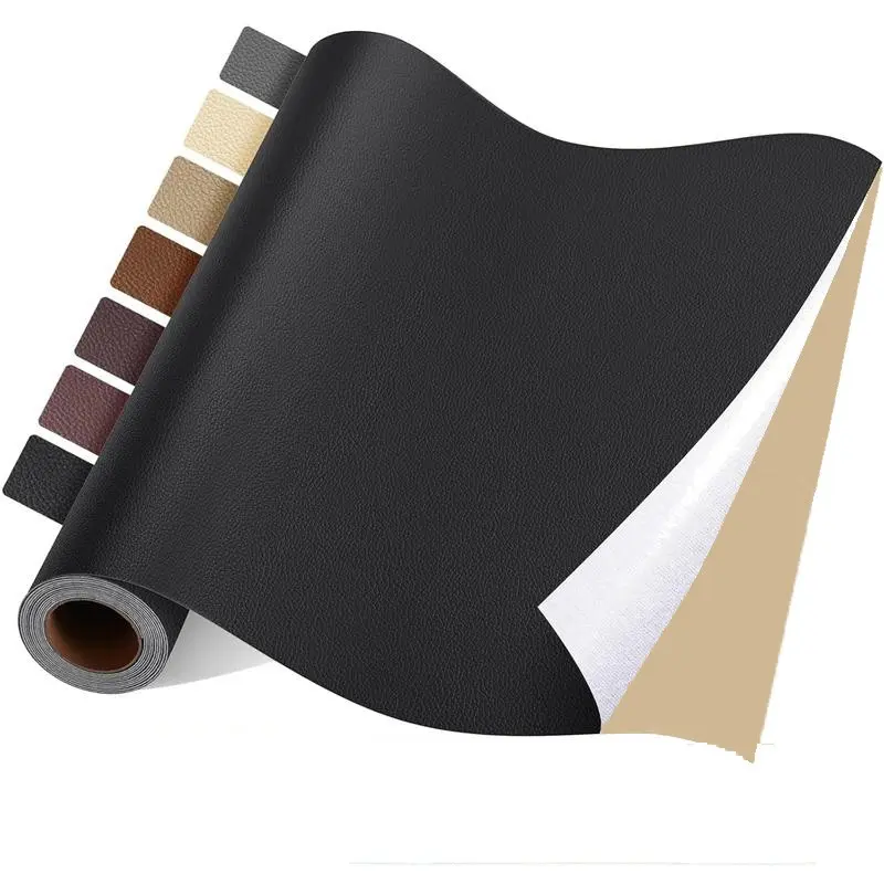 19.69 x 53.94-inch Premium Strong Self-Adhesive PU Leather Repair Patch Kit, Large Durable Sheet for Sofa, Car Seats, Furniture, Bags, Shoes and Motorcycle Jackets