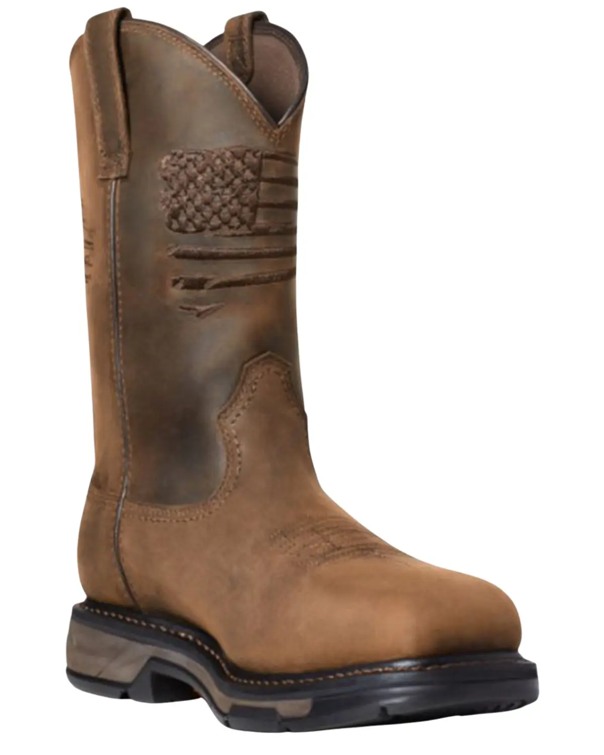 Ariat Men's Men'S Workhog&Reg; Patriot Waterproof Western Work Boot - 10036002 Ariat Men's Men'S Workhog&Reg; Patriot Waterproof Western Work Boot - 10036002
