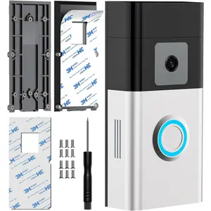 No-Drill Adhesive Mount for Ring  Doorbell (2024 Release),  Doorbell Plus/Pro, Video Doorbell 4/3/3 Plus/2nd Gen (2020 Release), Mounting Plate Holder for Houses & Apartments & Offices