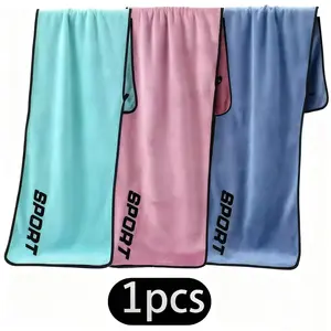 Ultra-Soft Microfiber Sports Towel for Adults, Quick-Dry High Absorbency Gym and Yoga Towel, Modern Design for Fitness Running Outdoor Activities